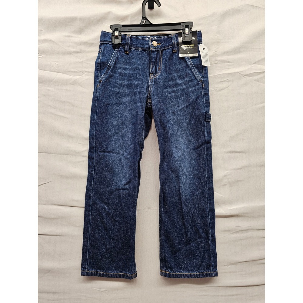 Art Class Boys Relaxed Carpenter Straight Jeans Blue Cotton Casual Size 6